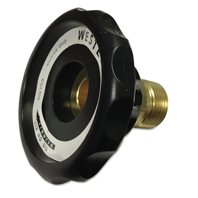 Western Enterprises 692P Regulator Inlet Nut, Argon/Helium/Nitrogen, Plastic, CGA-580