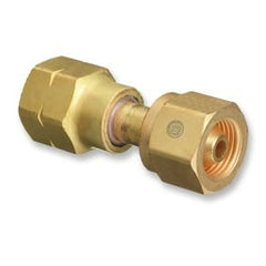 Western Enterprises 843 Brass Cylinder Adaptors From CGA-346 Air To CGA-590 Industrial Air