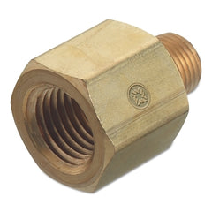 Western Enterprises BA-6-4HP Pipe Thread Adapters Brass 1/4 inch NPT(M); 3/8 inch NPT