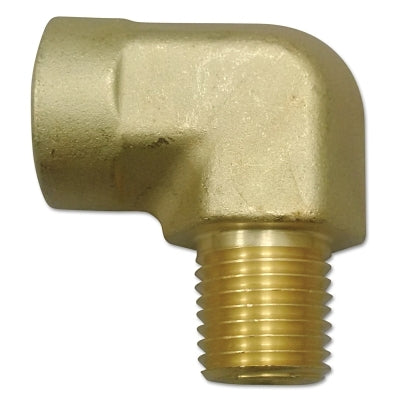 Western Enterprises BL-4HP Pipe Thread Elbow 3000 psig Brass 1/4 in x 1/4 in 90 Degree Female to Male NPT