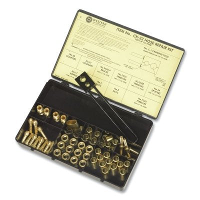 Western Enterprises CK-22 Hose Repair Kit 1/4 inch Hose ID Hammer-Strike Crimp Tool