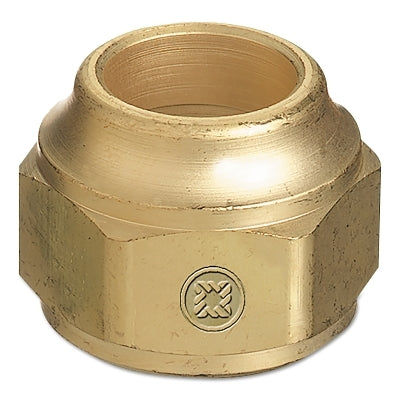 Western Enterprises TN2-1 Torch Tip Nut Replacement, Brass, 15/16 in - 18, Hex, Female