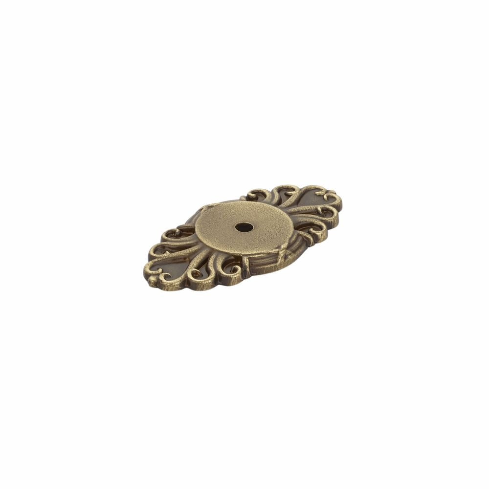 EMTEK Emtek 86293US7 Ribbon and Reed Cabinet Knob Backplate