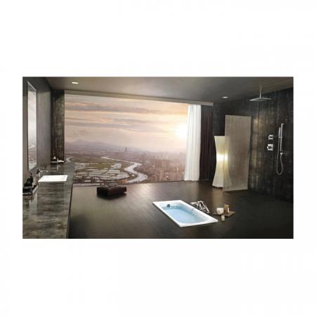 DELTA FAUCET Delta Faucet U4999-BL Shower Arm 10 inches Ceiling Mount Matte Black