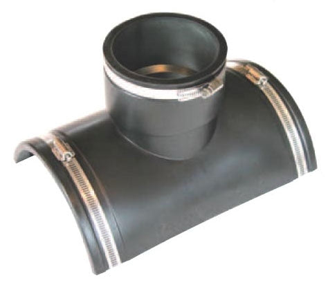FERNCO Fernco TST-4 4 Inch PVC Flexible Tee Tap Saddle for 6 Inch and Larger Sewer Mains