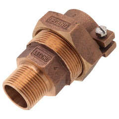 Legend Valve 313-235NL 1 x 1, IPS Pack Joint x MPT, 100 PSI, Lead-Free, Bronze, Straight, Coupling