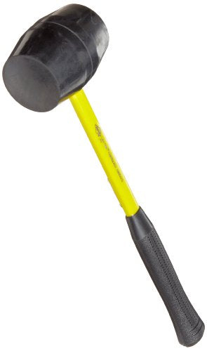 Nupla 13120 Rubber Mallet 2 lb Fiberglass Handle 16-1/2 inches