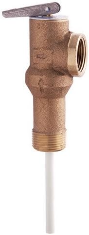 Watts LL100XL-2.5-M7 3/4 150 PSI Temp. & Pressure Relief Valve With Extra Extended Inlet