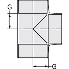 Spears P441-120 PVC DWV Vent Tee 12 Inch Hub