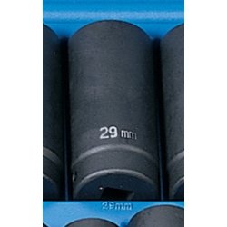 Grey Pneumatic 2029MD Socket 1/2-Inch Drive Size 29mm 6-Point Deep Length