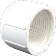 Spears 448-010 PVCCAP1T Schedule 40 PVC Threaded Cap 1 Inch