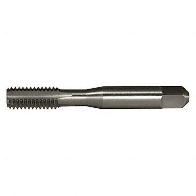 Greenfield Threading 300835 #4-40 Hand Tap, Bottoming, 3 Flutes, High Speed Steel, Bright Finish, 1 Each