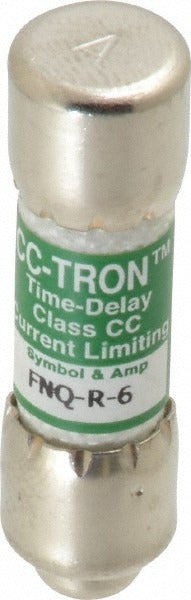 EATON Cooper Bussmann FNQ-R-6 Time Delay Cartridge Fuse 6A Cc