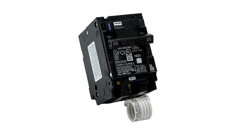 CONSOLIDATED Consolidated Q220GF 2-Pole 20A GFCI Circuit Breaker (2-Pole) QF220