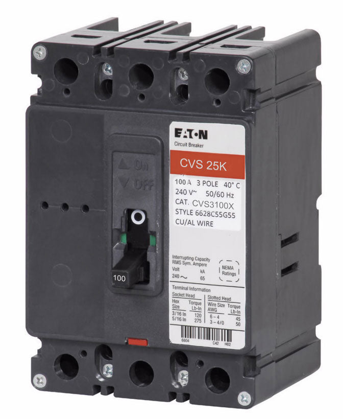 EATON Eaton CVS3100X CVS, 3P, 100 A, 240 V, 4