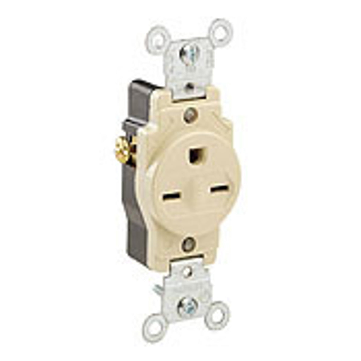 LEVITON Leviton 5029-W Narrow Body Single Receptacle 15 Amp 250 Volt (Single) 5651W