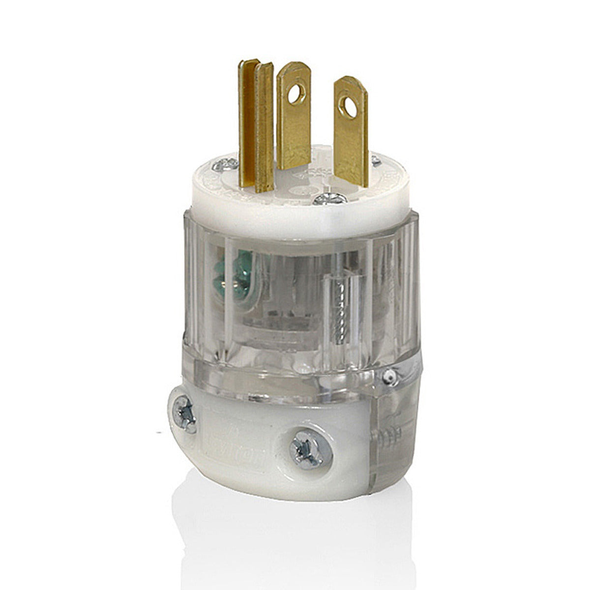 LEVITON Leviton 8315-PLC Straight Blade Plug 20 A 125 V (1.53 in Dia x 1.98 in H)