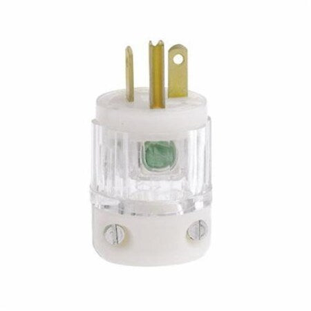 LEVITON Leviton 8315-PLC Straight Blade Plug 20 A 125 V (1.53 in Dia x 1.98 in H)