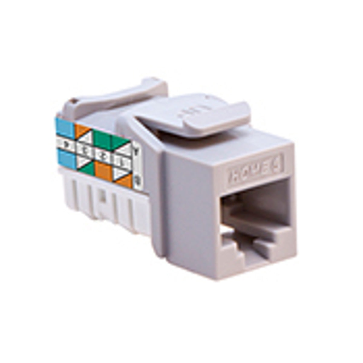 LEVITON Leviton 61HOM-RG6 Home 6 QuickPort Snap-In Jack Cat 6 (1 Port)