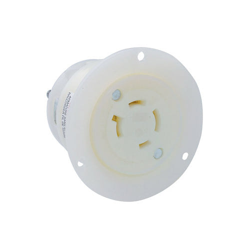 LEVITON Leviton 2436 Locking Flanged Outlet 20 Amp 480 Volt (2 x 1.75 x 4 inches)