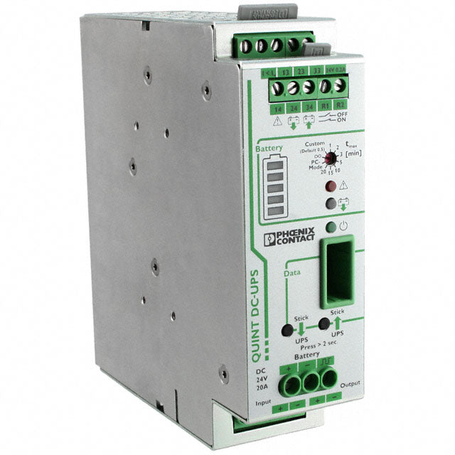 PHOENIX CONTACT Phoenix Contact 2320238 Uninterruptible Power Supply with IQ Technology 24 V DC 20 A (40 mm)