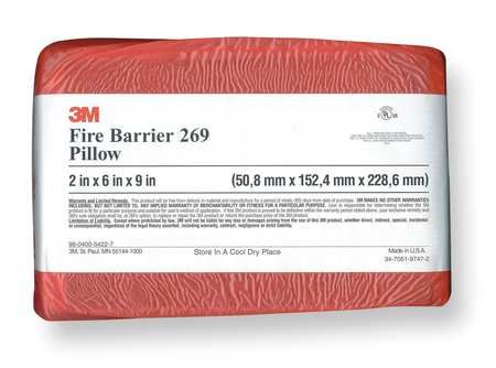 3M 3M FB-269 Fire Barrier Pillow 3 hr (2 in x 6 in x 9 in) FB269