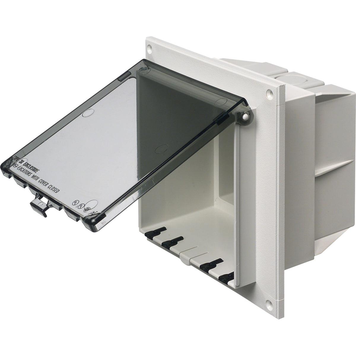 ARLINGTON Arlington DBVR2C InBox 1-Piece Low Profile Electrical Box 2-Gang (7.159 x 6.888 x 5.142 in)