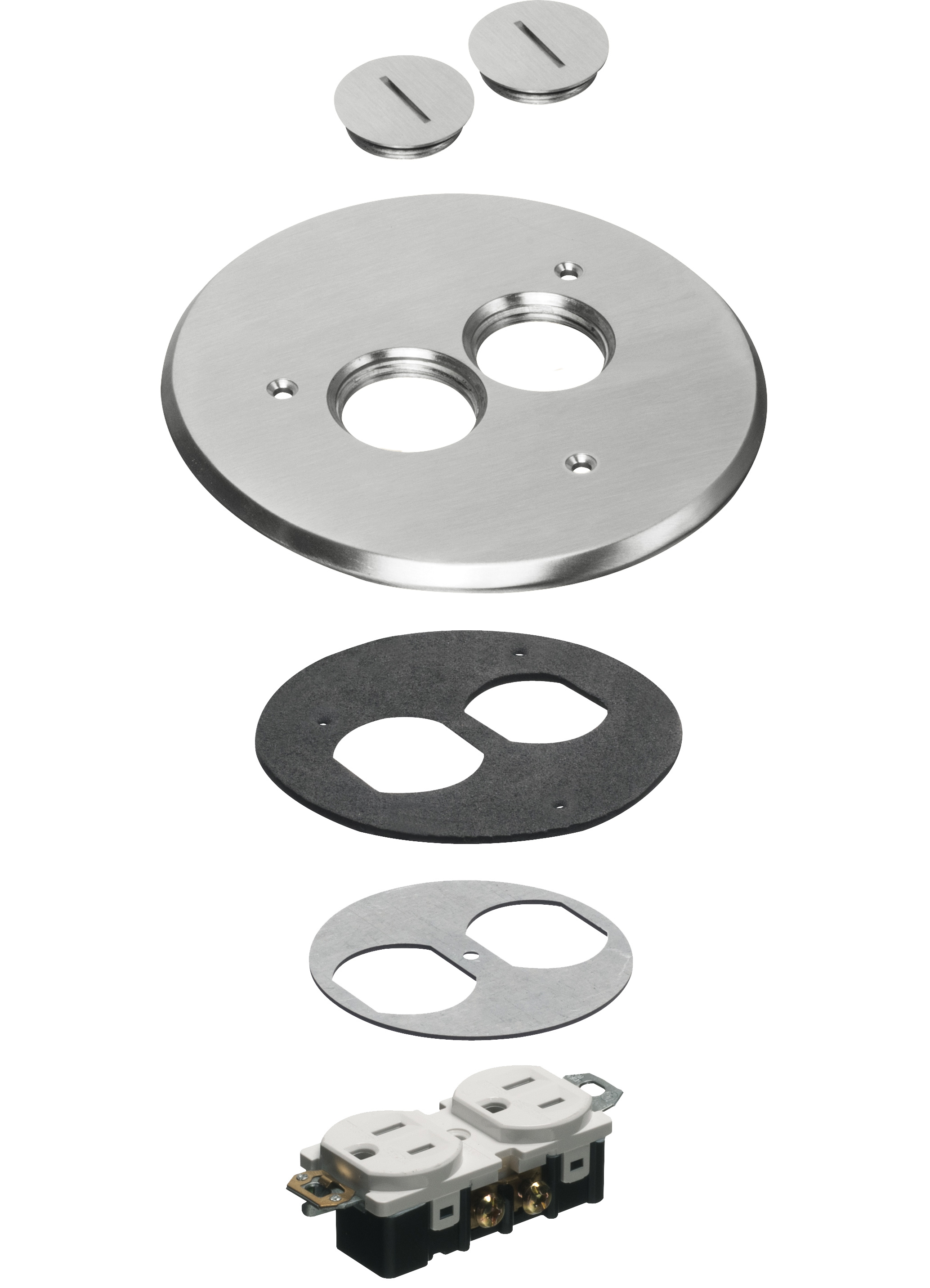 ARLINGTON Arlington FLB6220NL 6 inches Round Cover Kit (1-Gang, 6 in)