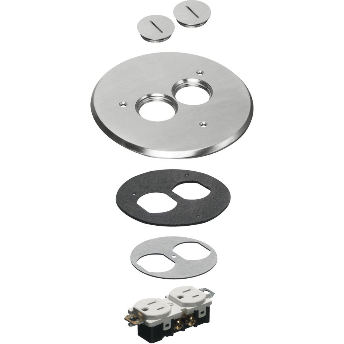 ARLINGTON Arlington FLB6220NL 6 inches Round Cover Kit (1-Gang, 6 in)