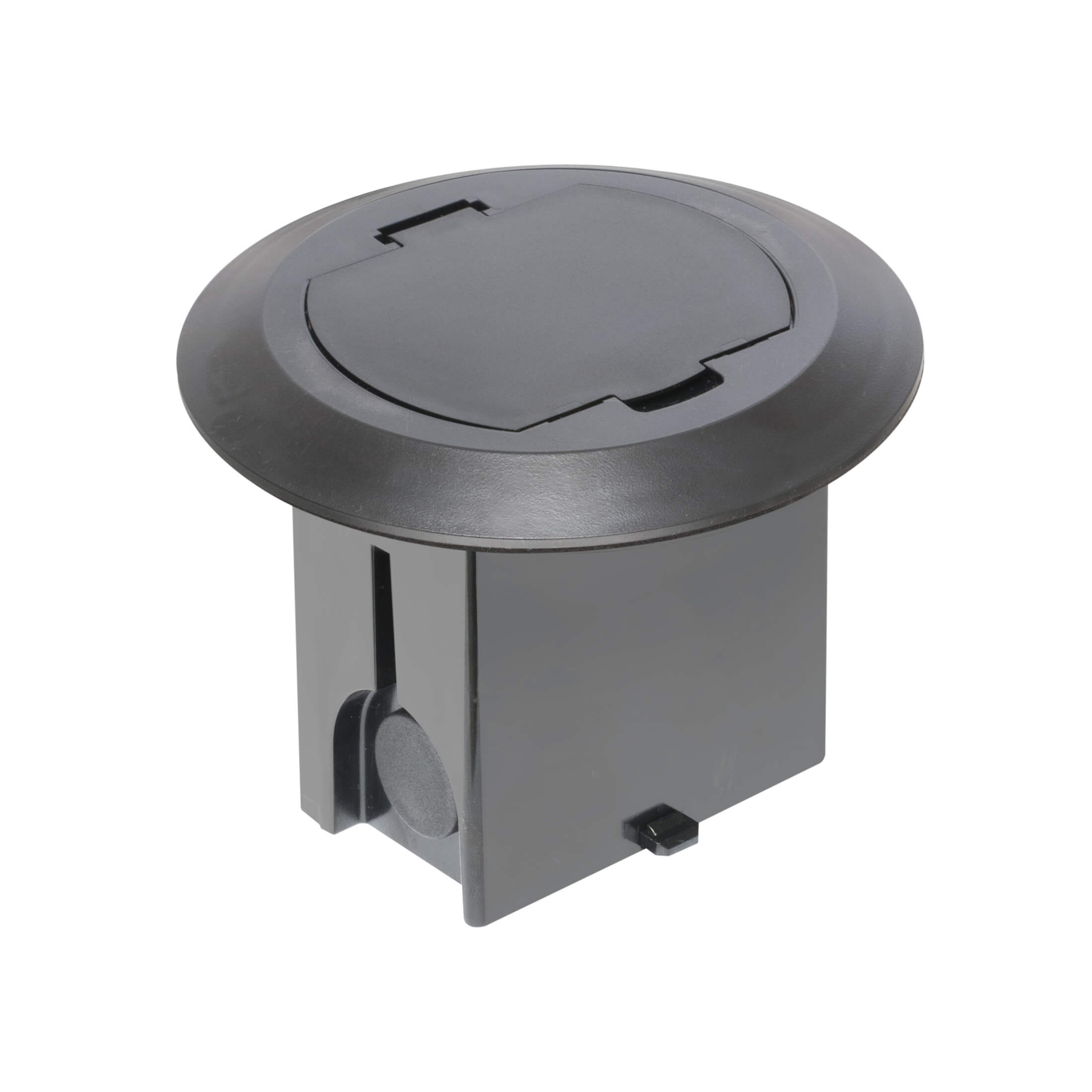 ARLINGTON Arlington FLBAFR101BL Non-Metallic Adjustable Floor Box 1-Gang (5.75 x 5.75 x 3.681 in)