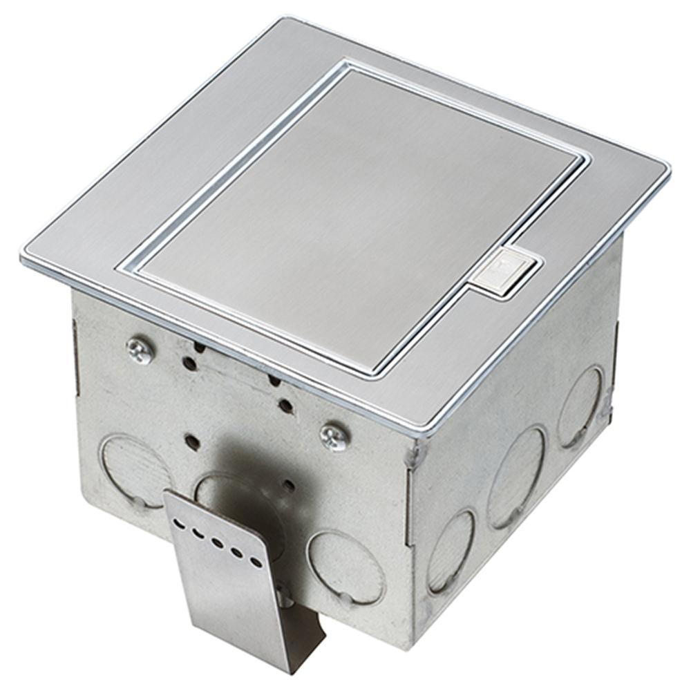 ARLINGTON Arlington FLBT4400BL Countertop Box Kit 1-Gang Square (Flush Mount)
