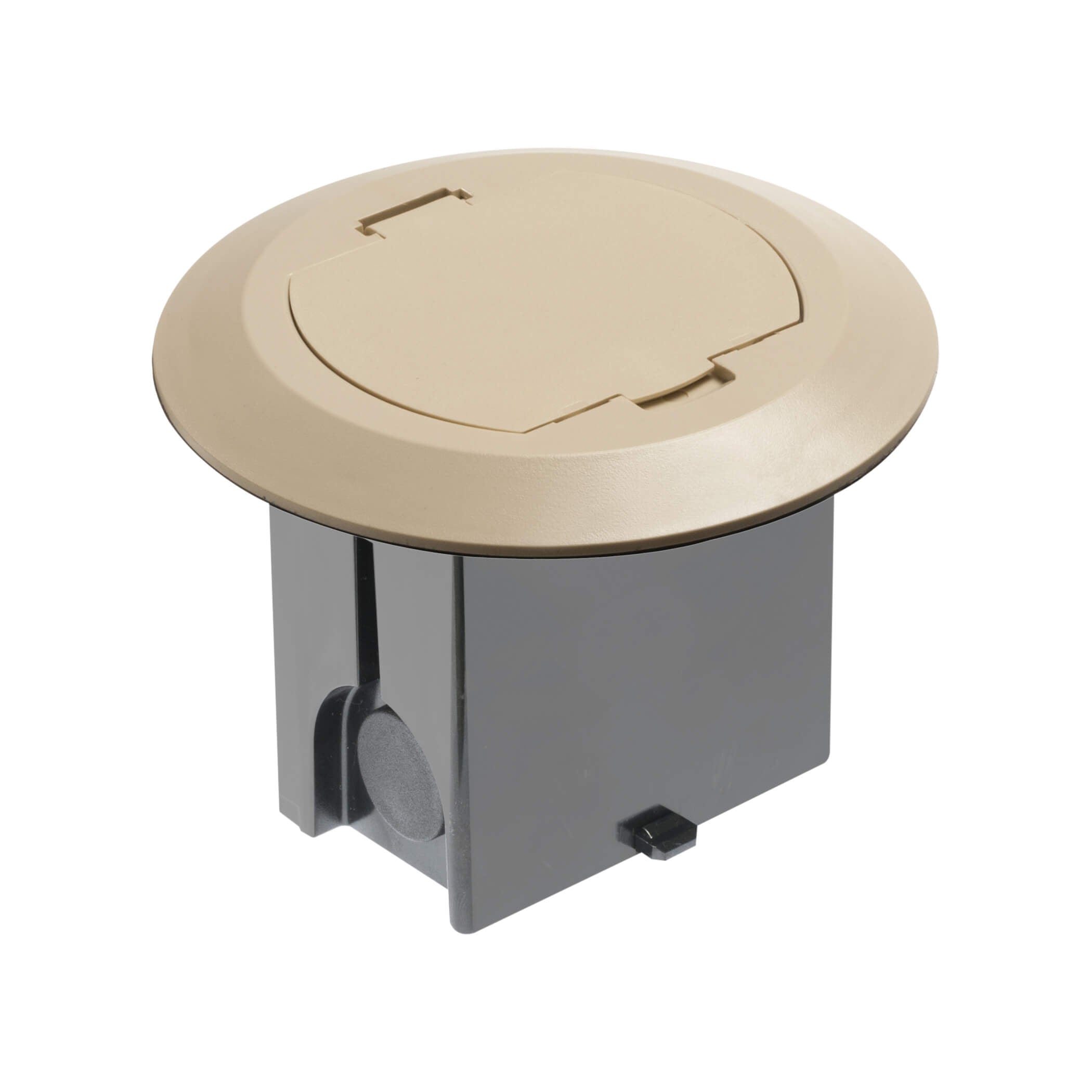 ARLINGTON Arlington FLBAFR101LA Non-Metallic Adjustable Floor Box 1-Gang (5.75 x 5.75 x 3.681 in)