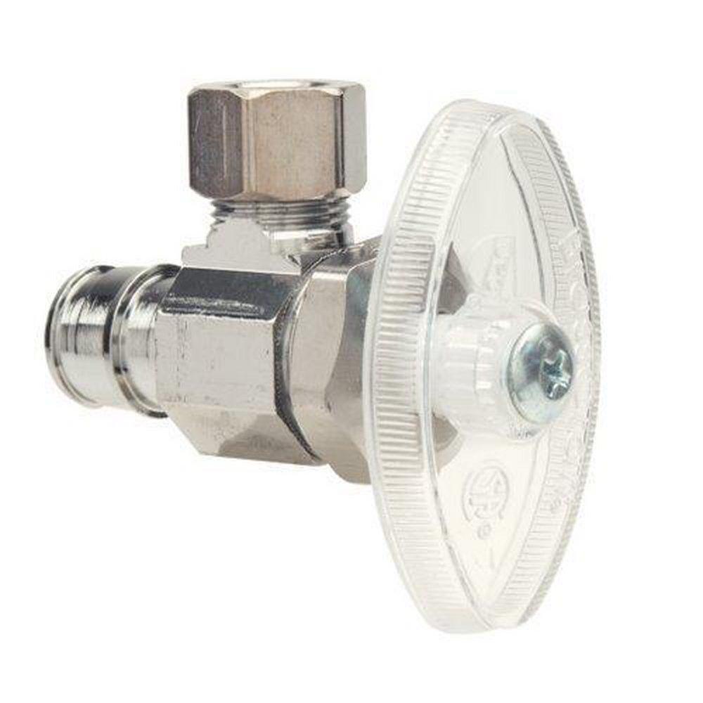 BRASSCRAFT Brasscraft CEPX19X C Multi-Turn Angle Supply Stop Valve 1/2 x 3/8 in (F1960 x OD Compression)