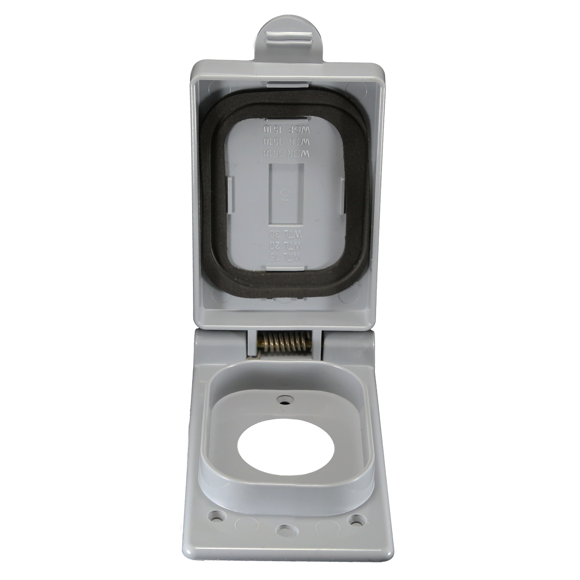 CANTEX Cantex 5133350 1-Gang 15 Amp Weatherproof Receptacle Cover (4.93 in x 2.85 in)