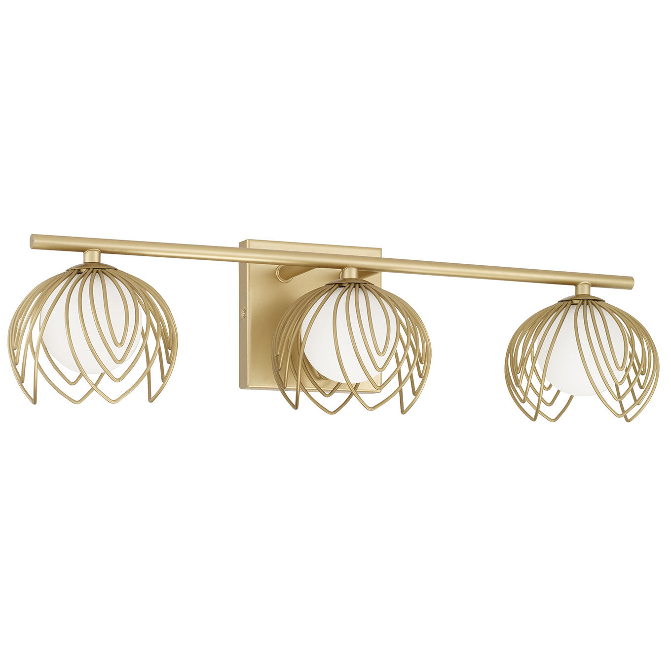 CAPITAL LIGHTING Capital Lighting 162131GF Flora 3-Light Vanity 3 x 40W (22.75in)