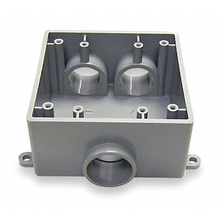CANTEX Cantex 5133400 FSCC Weatherproof Box 1/2 In (2-Gang)