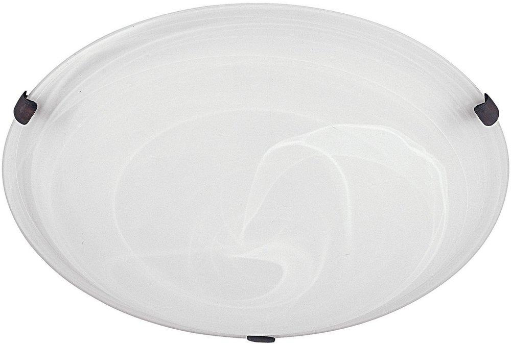 CAPITAL LIGHTING Capital Lighting 2822FF-AL 2-Light Ceiling Fixture 120W (12 in)
