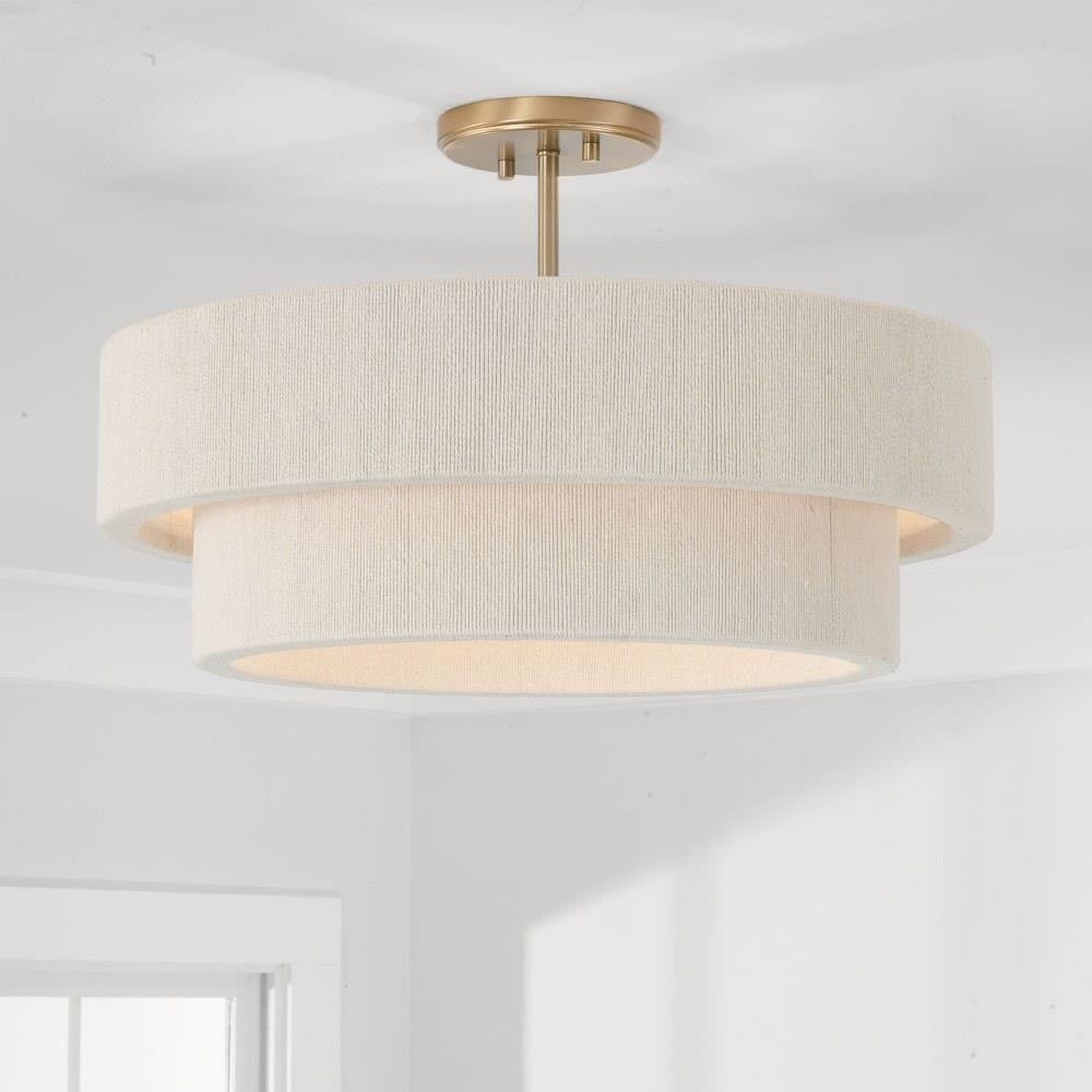 CAPITAL LIGHTING Capital Lighting 349841MA Delaney Dual Mount 4 x 60W (20in W x 13in H)
