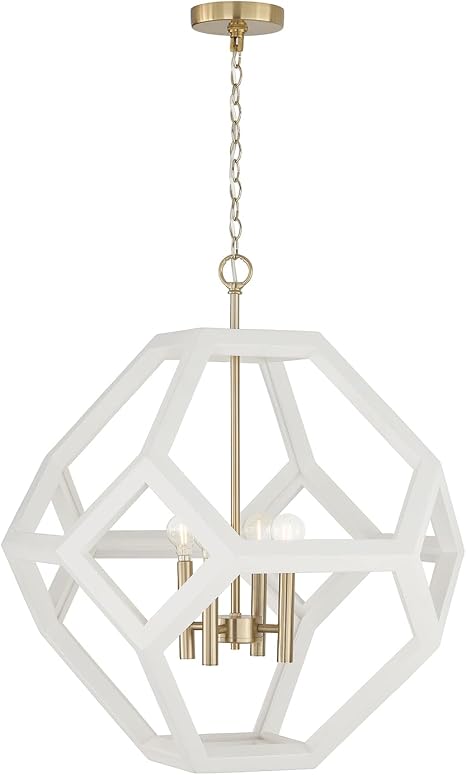 CAPITAL LIGHTING Capital Lighting 358441WM Geo Pendant 4 x 60W (24in x 28.5in)