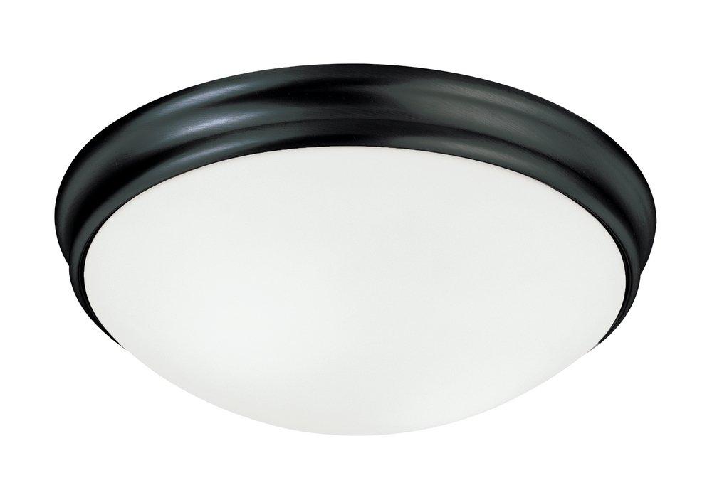 CAPITAL LIGHTING Capital Lighting 2034MB Independent 3-Light Flush Mount Ceiling Fixture 60W (14 in.) C2034MB