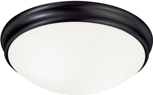 CAPITAL LIGHTING Capital Lighting 2034MB Independent 3-Light Flush Mount Ceiling Fixture 60W (14 in.) C2034MB