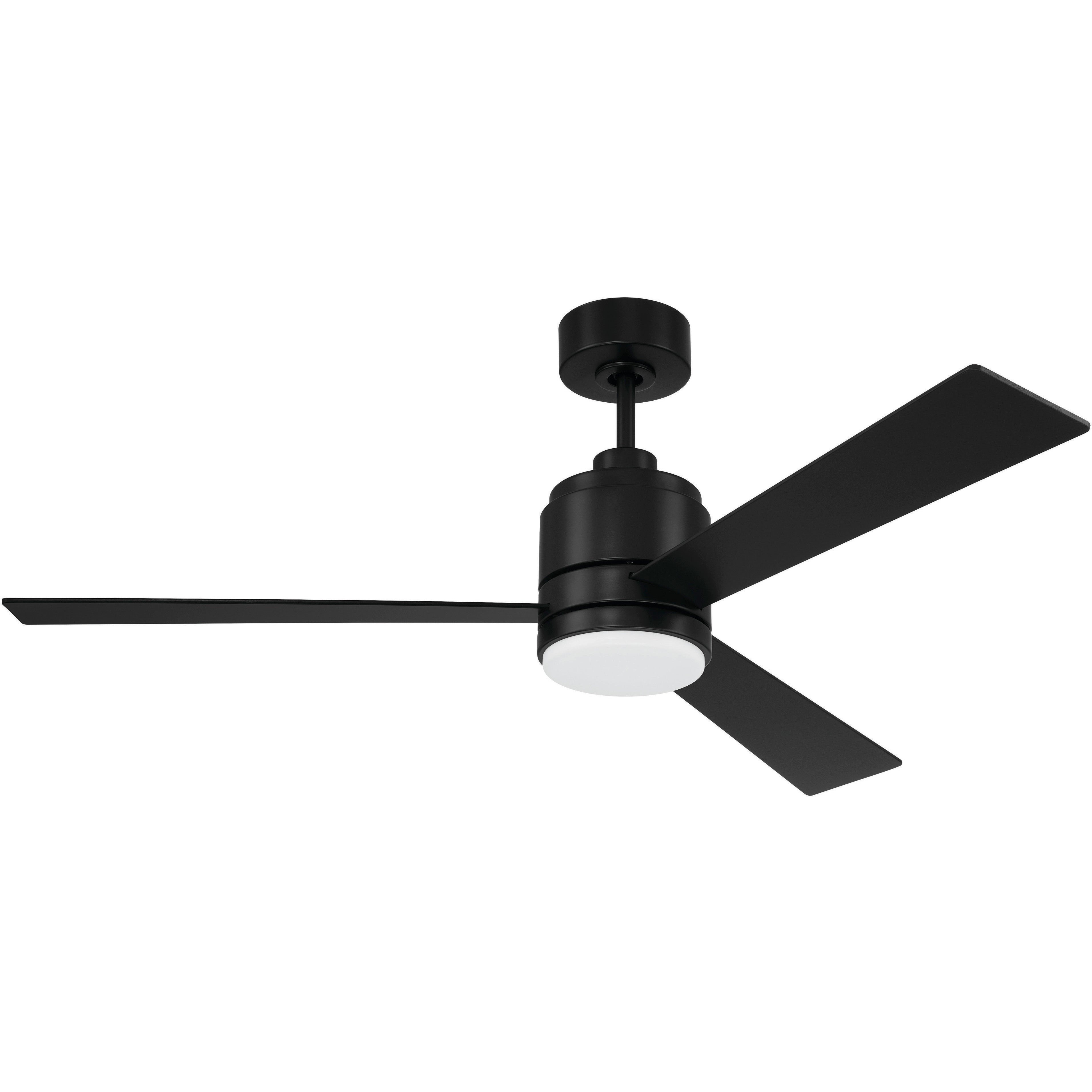 CRAFTMADE Craftmade MCY52FB3 McCoy 3-Blade Ceiling Fan 18W LED (52 in)