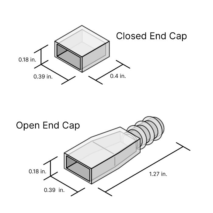 DIODE LED Diode Led DI-WL-EC Blaze Wet Location Strip Light End Cap Set (5 Pack)