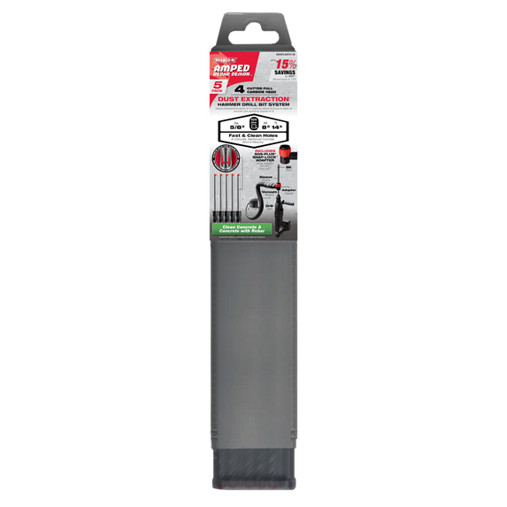DIABLO Diablo DMAPLA4510-S6 Amped Rebar Demon SDS-Plus 4-Cutter Full Carbide Head (5/8 in x 8 in x 14 in, 5-Pack)