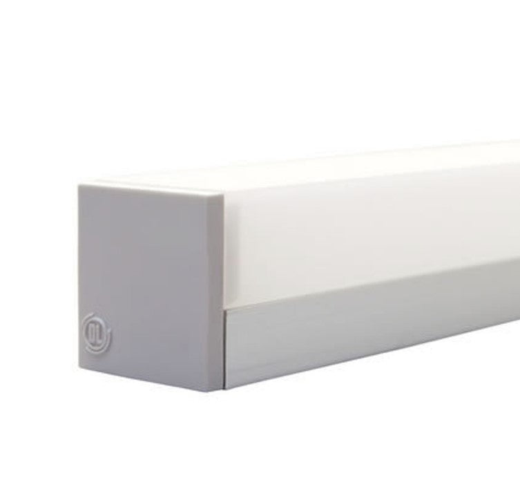 DIODE LED Diode Led DI-CPEC-SLPDW-1 Single End Cap Pair Slim Premium Diffusion (1 Open/1 Closed)