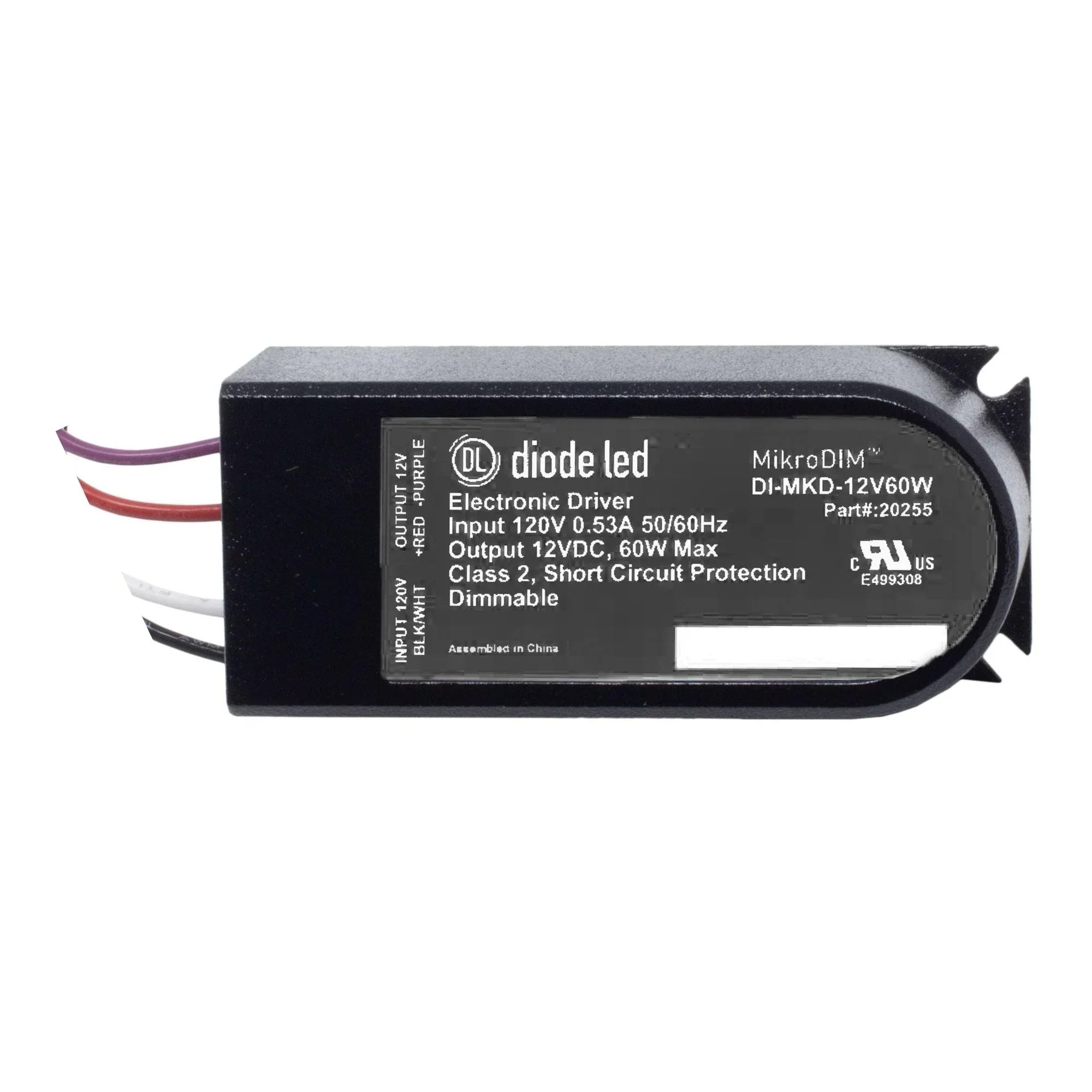 DIODE LED Diode Led DI-MKD-12V60W MikroDIM Electronic Dimmable Driver 60W (12V)