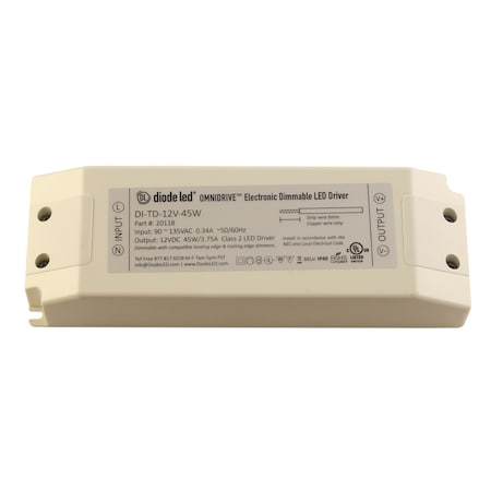 DIODE LED Diode Led DI-TD-24V-96W Omnidrive Electronic Dimmable Driver 96W (24V)