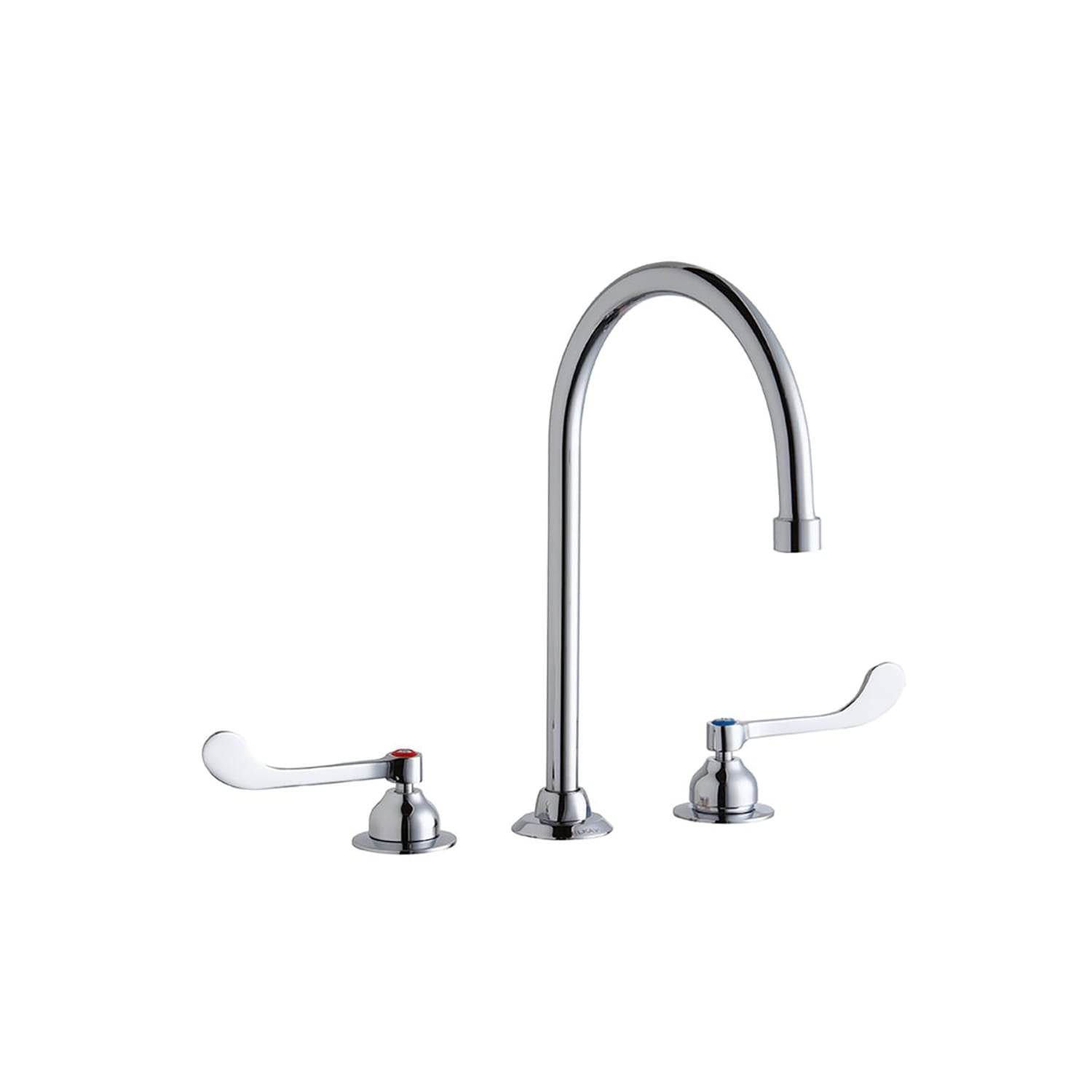 ELKAY Elkay LK800GN08T6 2-Handle Gooseneck Deck Faucet (8 in Centers) LK800GN08T6