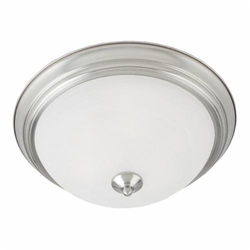 MAXIM LIGHTING Maxim Lighting 5841MRSN Essentials 2-Light Flush Mount 120W (13.5 in) 5841MRSN