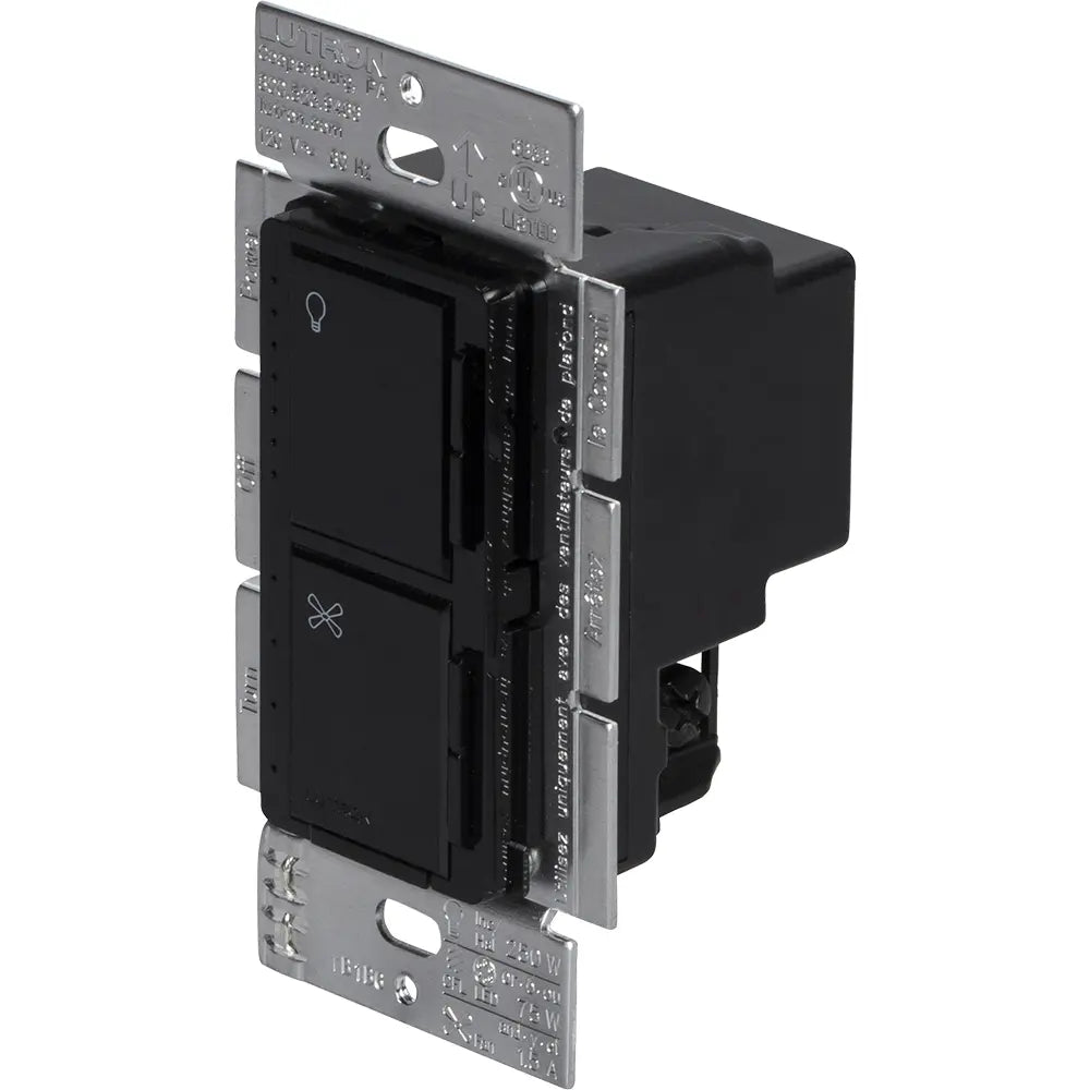 LUTRON Lutron MACL-LFQ-BL Maestro LED+ Fan/Light Control 120V 75W (Pack of 1)